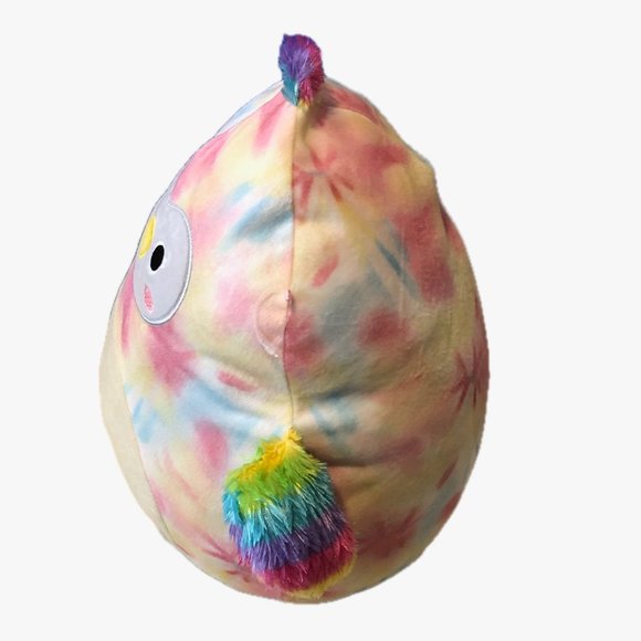Squishmallows Kellytoy "Carmella" Tie Dye Toucan Squishdate 11/8/2021 13" Tall - Picture 5 of 12